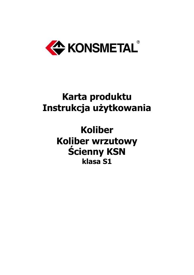 Podgląd: Sejf Koliber wrzutowy / ścienny KSN