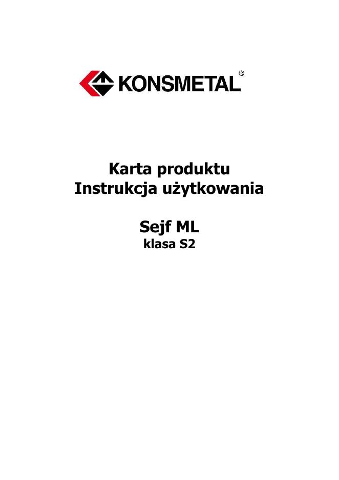 Podgląd: Sejf ML/S2