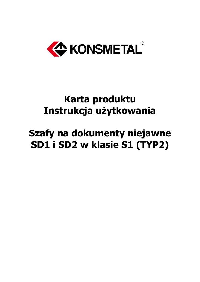 Podgląd: Szafa SD klasa S1
