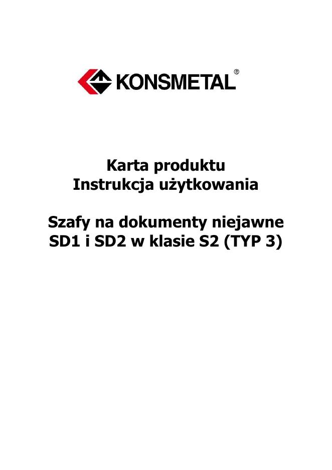 Podgląd: Szafa SD klasa S2