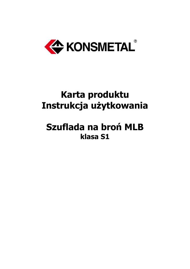 Podgląd: Szuflada na broń MLB klasa S1